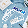 BENECREAT 4Pcs Acrylic Bead Design Boards FIND-BC0013-08B-5