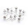 Tarnish Resistant 304 Stainless Steel Stud Earring Findings STAS-P221-20B-P-1