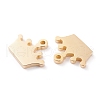 Ion Plating(IP) 304 Stainless Steel Charms STAS-Y002-10G-2
