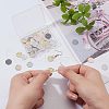 Fingerinspire 60Pcs 6 Colors Environmental Protection Electroplating Brass Pendants KK-FG0001-07-3
