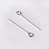 Silver Color Plated Brass Eye Pin Jewery Making Findings X-EPC2.0cm-S-4