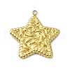 Ion Plating(IP) 304 Stainless Steel Pendants STAS-B058-26G-09-1