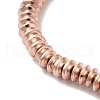 Electroplated Synthetic Non-magnetic Hematite Beads Strands G-I364-F01-4