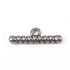 Non-Tarnish 304 Stainless Steel Toggle Clasps Parts STAS-D170-02P-1
