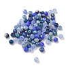 Electroplate Glass Beads GLAA-D020-01G-2