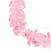 Transparent Glass Beads Strands GLAA-P060-01C-17-3