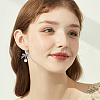 Beebeecraft 36Pcs 2 Colors Brass Clip-on Earring Findings KK-BBC0016-11-6