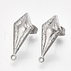 304 Stainless Steel Stud Earring Findings X-STAS-S079-71B-2