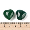 Mother's Day Gifts Natural Agate(Dyed & Heated) Heart Palm Stone G-Q021-04A-3