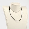 Adjustable Cowhide Leather Cord Necklace Making NJEW-JN01489-2