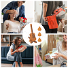 CHGCRAFT 1 Set Guitar Shaped Wood Guitar Pick Box Holder Collector with Magnetic Clasps CON-CA0001-026-7