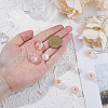 FIBLOOM 8Pcs Natural Rose Quartz Teacher Apple Charms G-FI0001-26-3