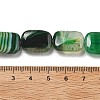 Natural Banded Agate Beads Strands G-K392-B09-13x18mm-5