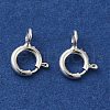 Sterling Silver Spring Ring Clasps X-STER-A007-32-2