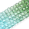 Transparent Glass Beads Strands GLAA-E036-07L-2