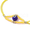 Adjustable Nylon Cord Braided Beads Bracelets BJEW-MZ00161-02-3