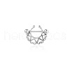 4 Heart 316 Surgical Stainless Steel Nipple Rings WGD50A0-04-1