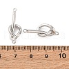 Alloy Knot Connector Charms PALLOY-F315-02P-3