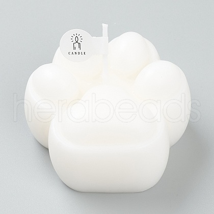 Cat Paw Shaped Aromatherapy Smokeless Candles DIY-C001-05B-1