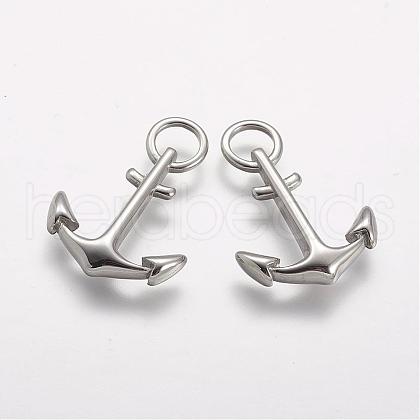 Tarnish Resistant 304 Stainless Steel Pendants STAS-A032-116P-1