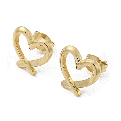 304 Stainless Steel Stud Earrings EJEW-R157-05G-1