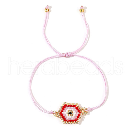 Hexagon Eye Beaded Bracelet Unisex Fashion Jewelry from Europe and America OL1496-1-1
