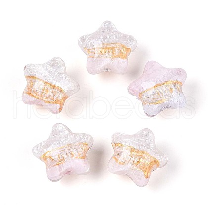 Transparent Resin Enamel Beads RESI-N043-02A-1