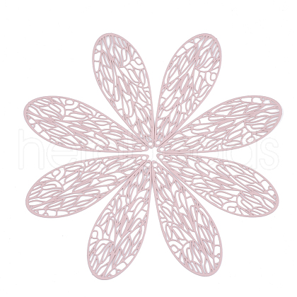 430 Stainless Steel Filigree Pendants STAS-S108-11D-1