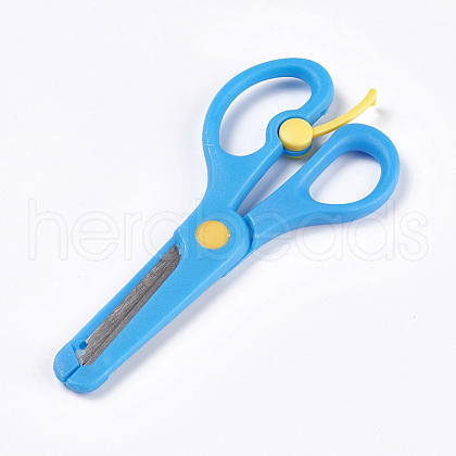 Stainless Steel and ABS Plastic Scissors TOOL-WH0100-03C-1