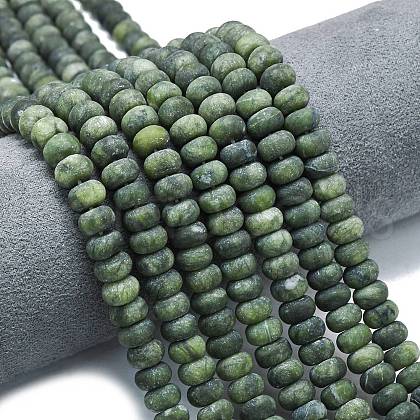 Natural Chinese Jade Beads Strands G-P575-A19-8x5mm-01-1