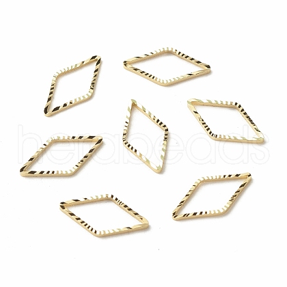 Brass Linking Rings KK-F831-015A-G-RS-1