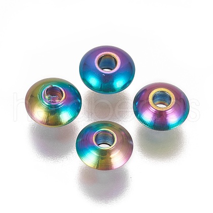 Ion Plating(IP) 304 Stainless Steel Spacer Beads STAS-L216-18-1