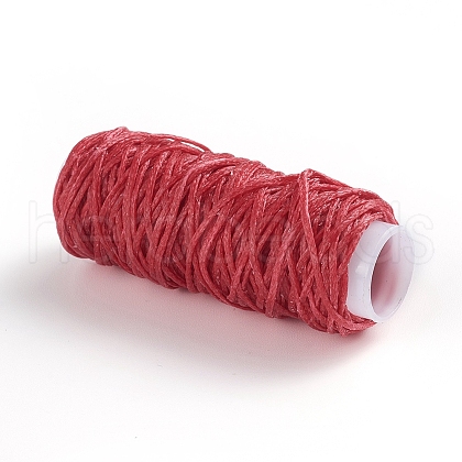 Waxed Polyester Cord YC-WH0007-03B-03-1