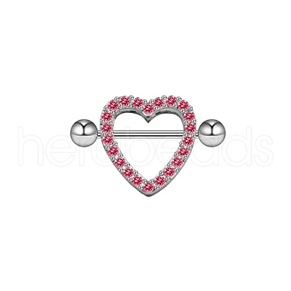 304 and 316 Surgical Stainless Steel Nipple Rings WGB4D52-12-1