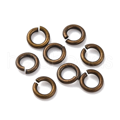 Brass Open Jump Rings X-KK-G514-01H-AB-1