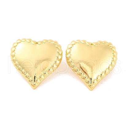 Brass Stud Earrings for Women EJEW-U015-07G-02-1