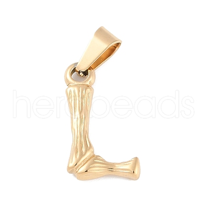 304 Stainless Steel Pendants STAS-F235-01G-L-1