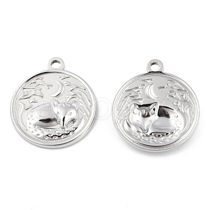 201 Stainless Steel Pendants STAS-N098-142P-1