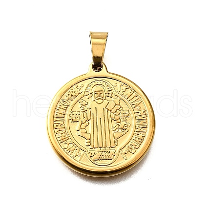 Ion Plating(IP) 304 Stainless Steel Pendants STAS-A053-24A-G-1