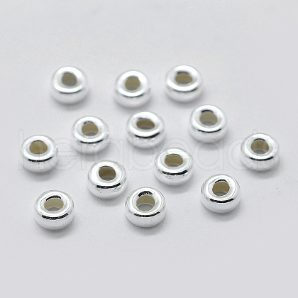 925 Sterling Silver Spacer Beads STER-K171-39S-03-1