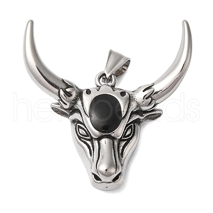 304 Stainless Steel Pendants STAS-Z067-04P-1