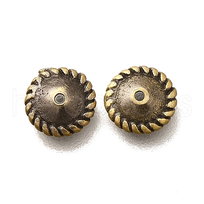 Rack Plating Bead Caps KK-M313-01AB-1