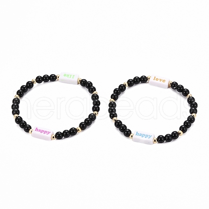 Stretch Bracelets BJEW-JB05682-1