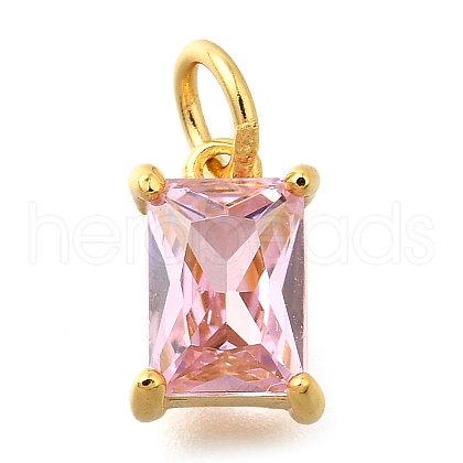 925 Sterling Silver Pave Clear Cubic Zirconia Charms STER-V001-02G-10-1