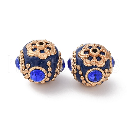 Handmade Resin Indonesia Beads IPDL-S054-008A-02KCG-1