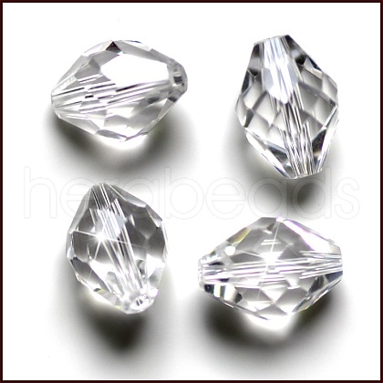Imitation Austrian Crystal Beads SWAR-F054-11x8mm-01-1