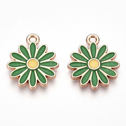 Alloy Enamel Pendants ENAM-T022-08A-1
