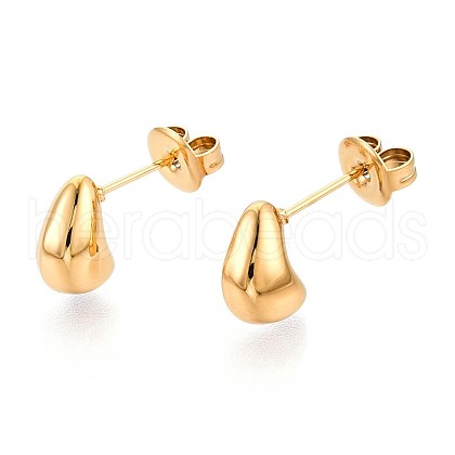 304 Stainless Steel Stud Earrings EJEW-T047-09G-1