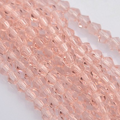 Bicone Glass Beads Strands X-EGLA-P016-4mm-10-1