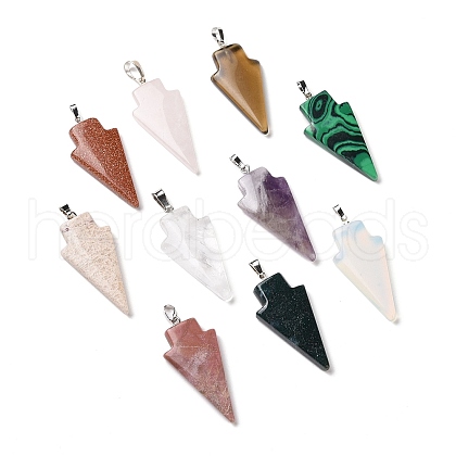 Mixed Gemstone Pendants G-G930-01P-1